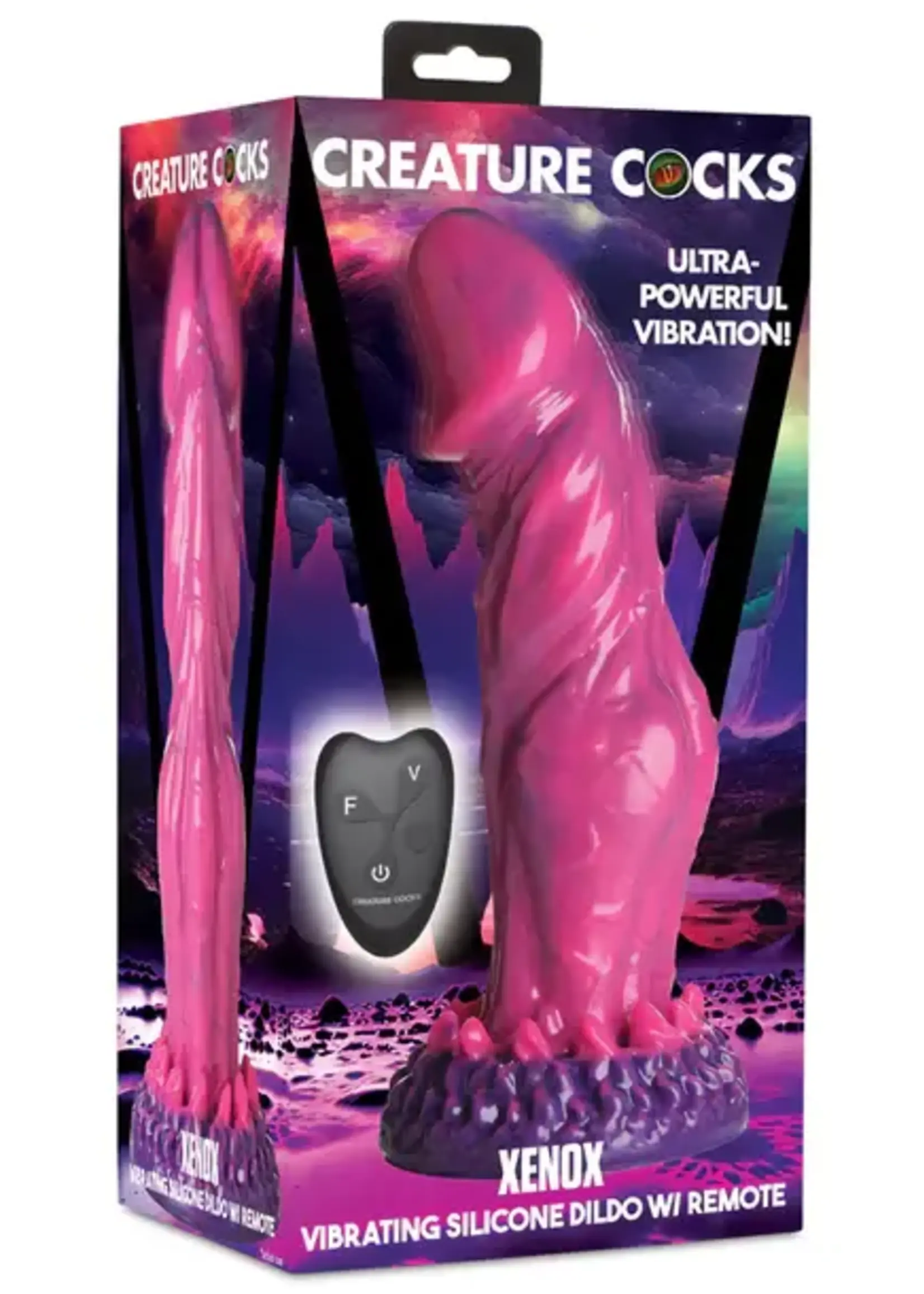 XR Brands Creature Cocks Vibrating - Xenox