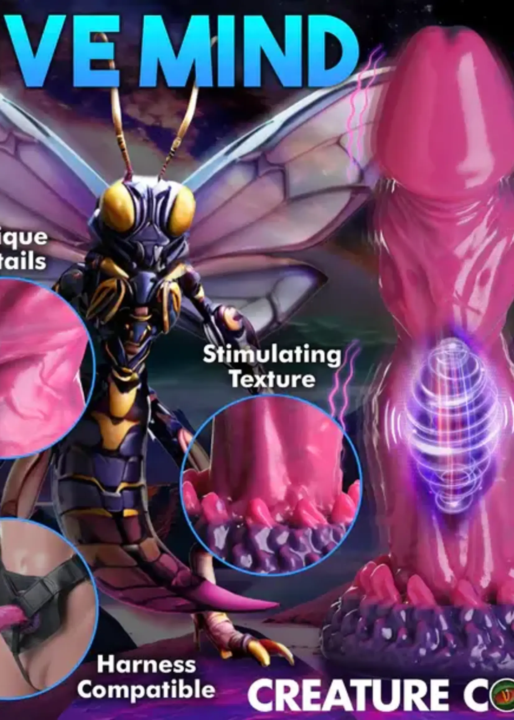 XR Brands Creature Cocks Vibrating - Xenox