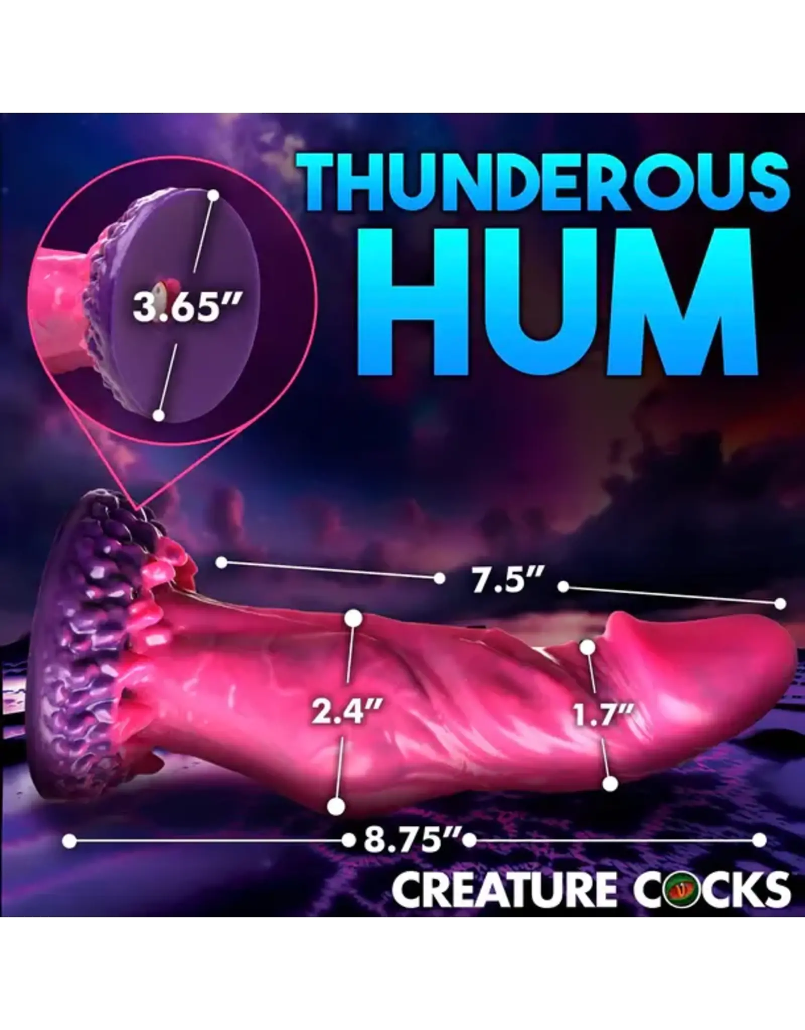 XR Brands Creature Cocks Vibrating - Xenox