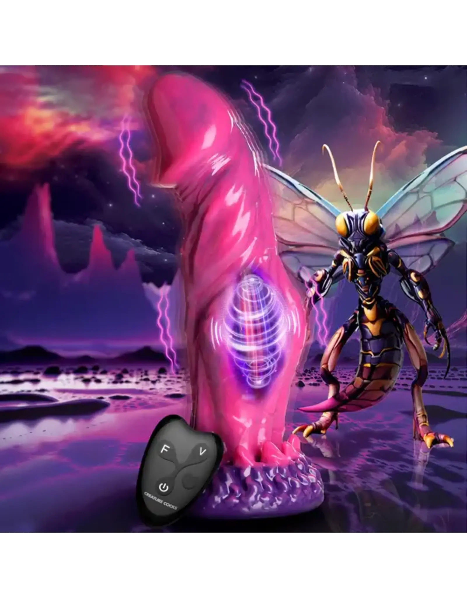 XR Brands Creature Cocks Vibrating - Xenox