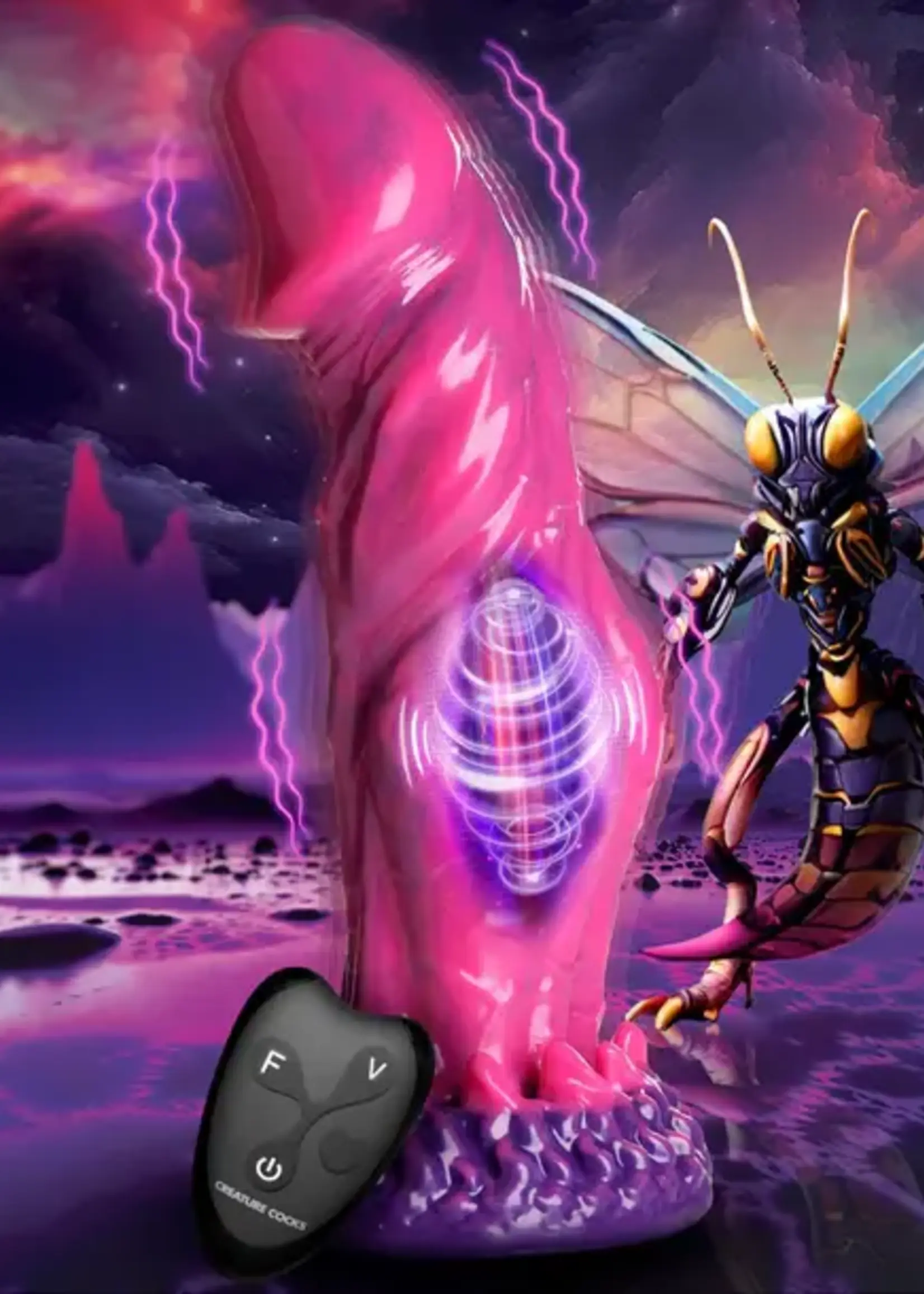 XR Brands Creature Cocks Vibrating - Xenox