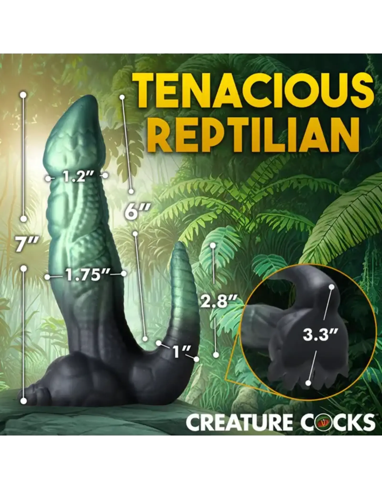 XR Brands Creature Cocks - Dickasaur