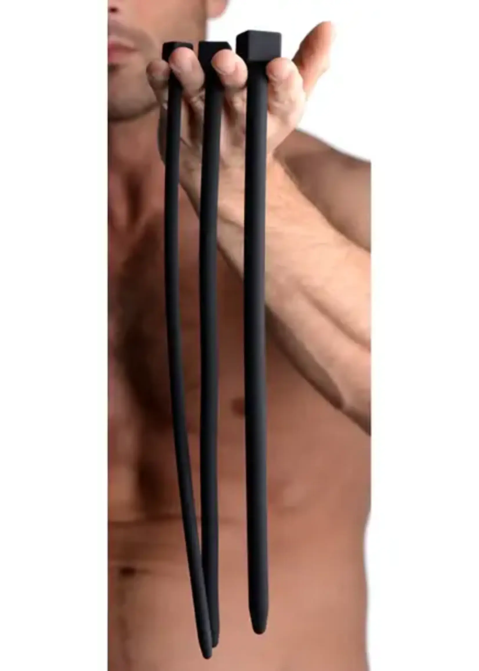 Master Series - 3 pc Deluxe Urethral Silicone Sounds