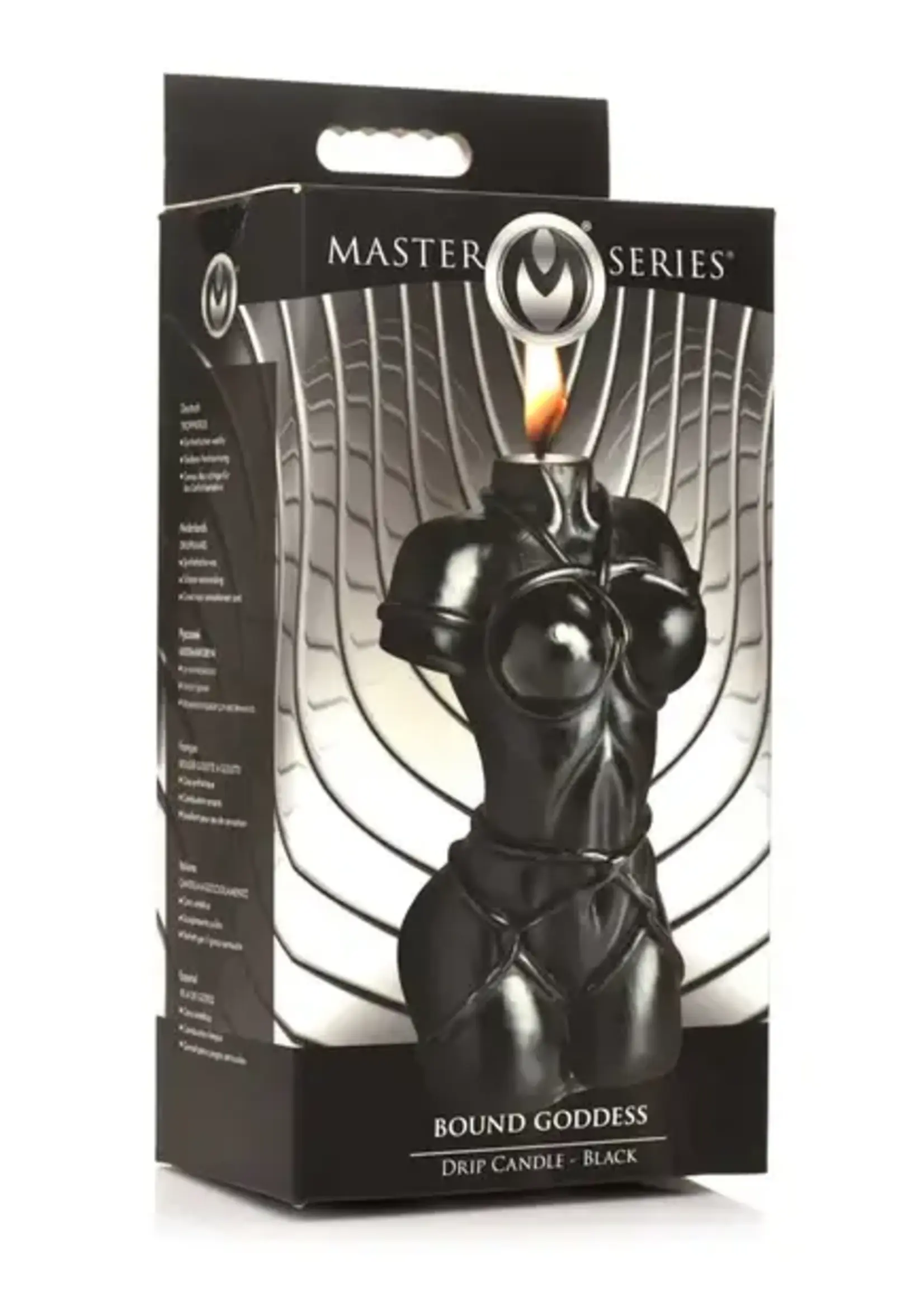 Master Series - Bound Goddess Drip Candle - Black