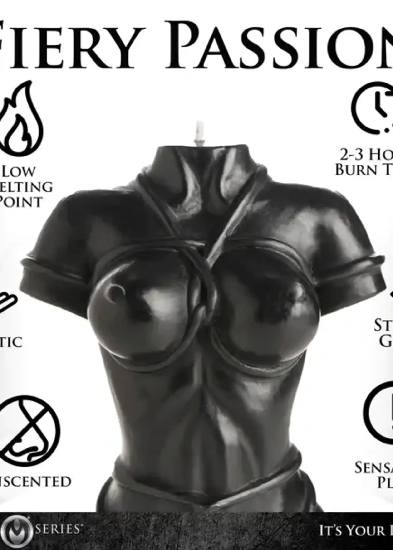Master Series - Bound Goddess Drip Candle - Black