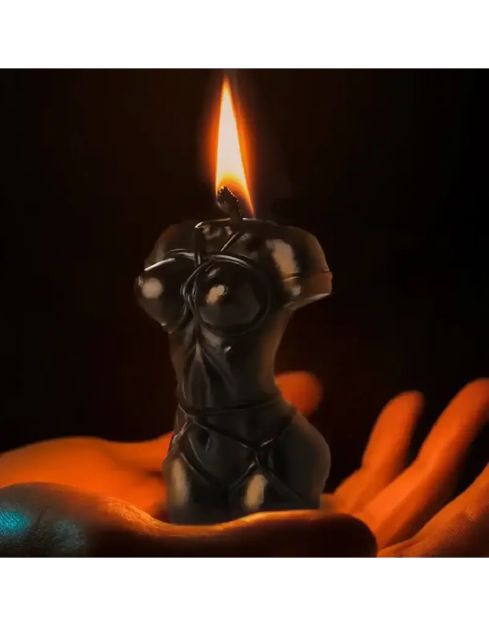 Master Series - Bound Goddess Drip Candle - Black