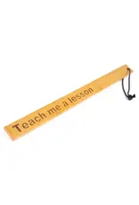 Spartacus Bamboo Paddle Ruler - Teach Me A Lesson