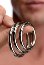 Master Series Trine Steel C-Ring Collection