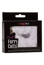 Calexotics Playful Furry Cuffs - White
