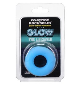 Doc Johnson Rock Solid - Blue Glow Lifesaver