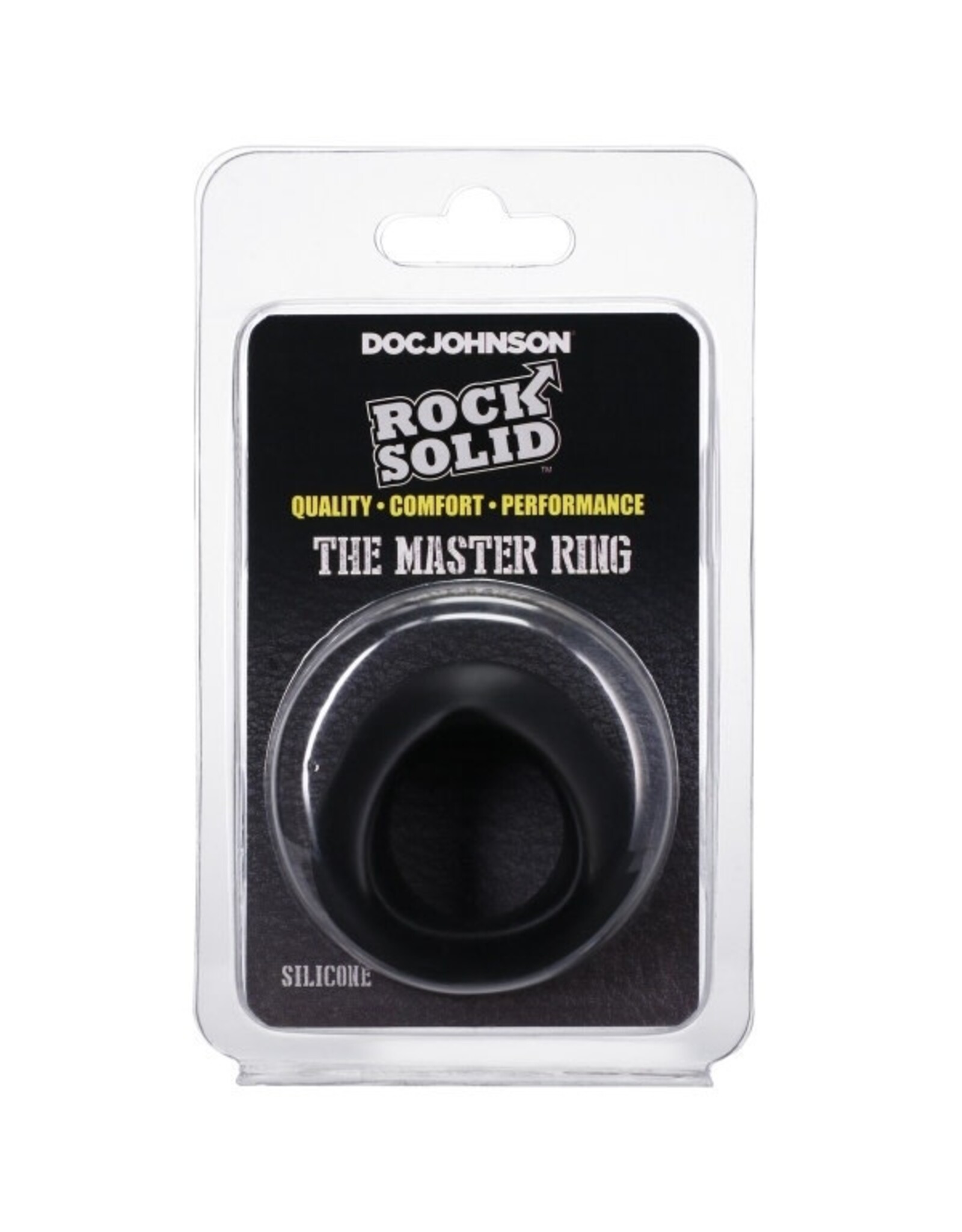 Doc Johnson Rock Solid  - The Master Ring - Black