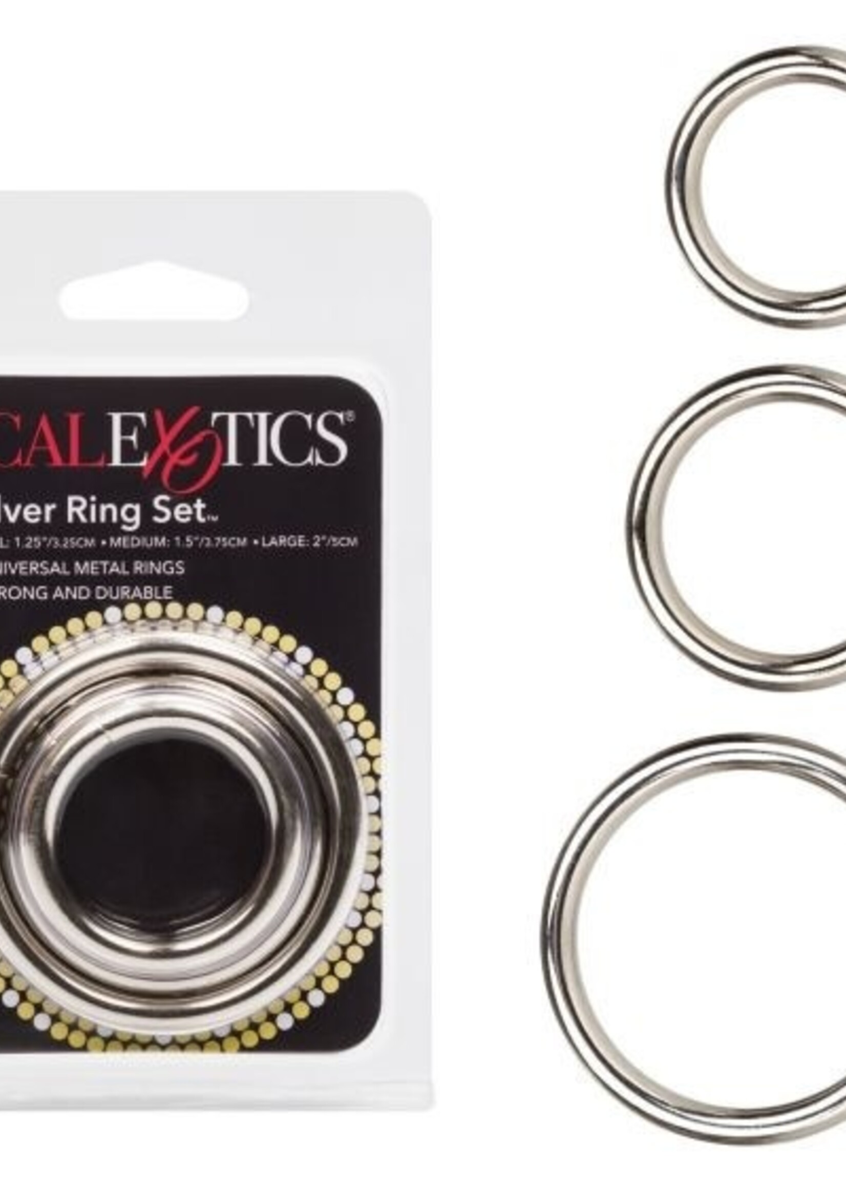 Calexotics Silver Ring Set - 3 Pc