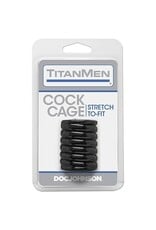 Doc Johnson TitanMen Tools - Cock Cage - Black