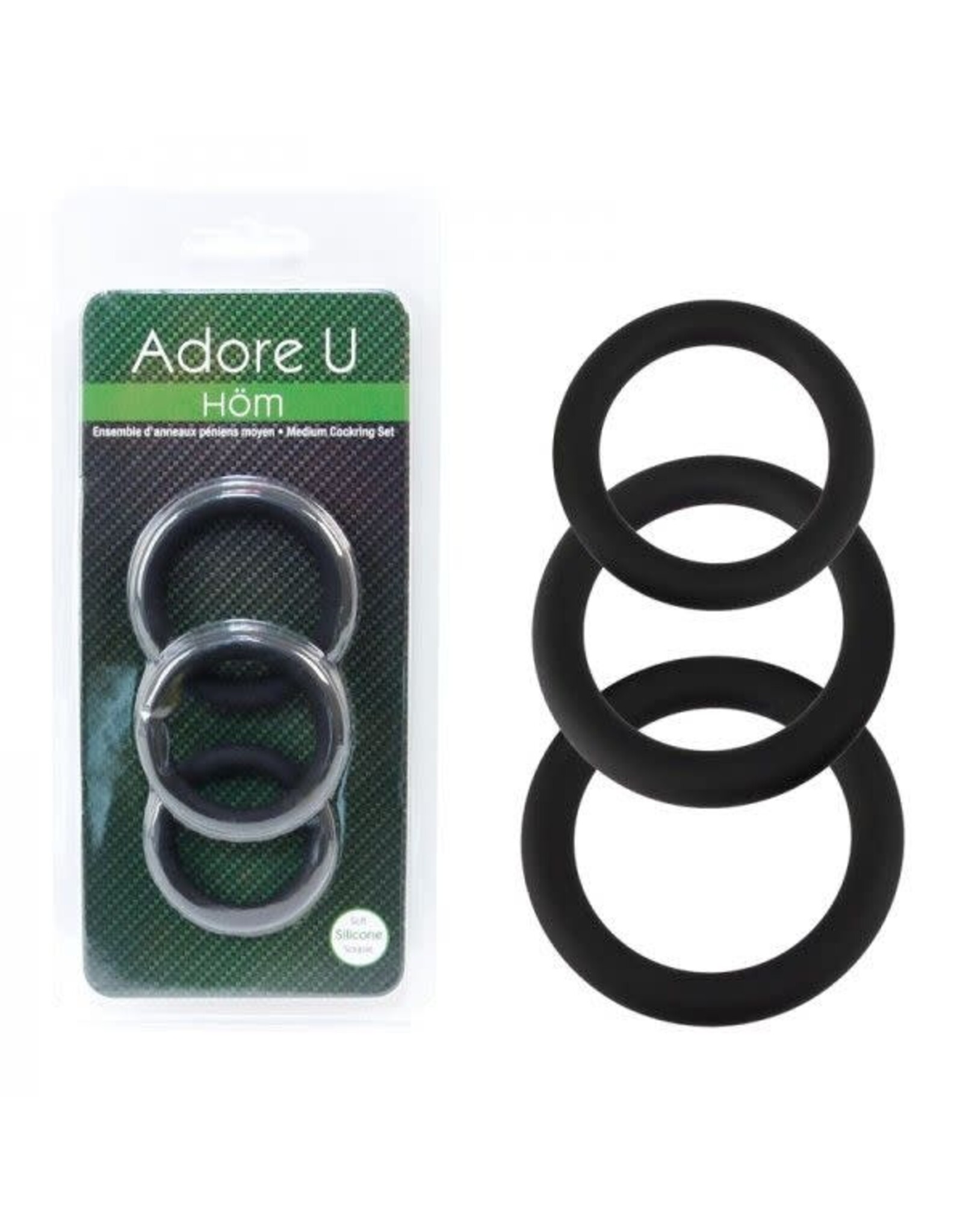 Adore U Adore U Hom - Medium Cockring Set