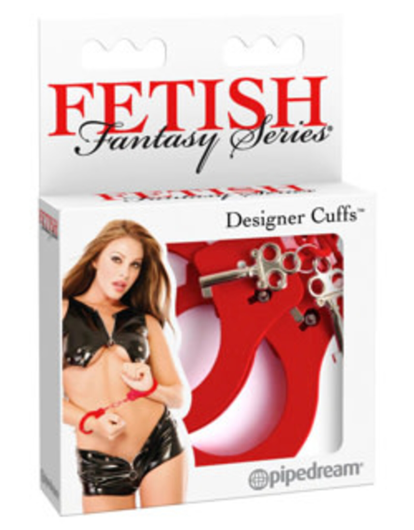 Pipedream Fetish Fantasy Designer Cuffs - Red