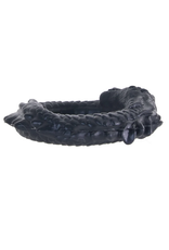 XR Brands Creature Cocks - Black Caiman - Silicone Cock Ring