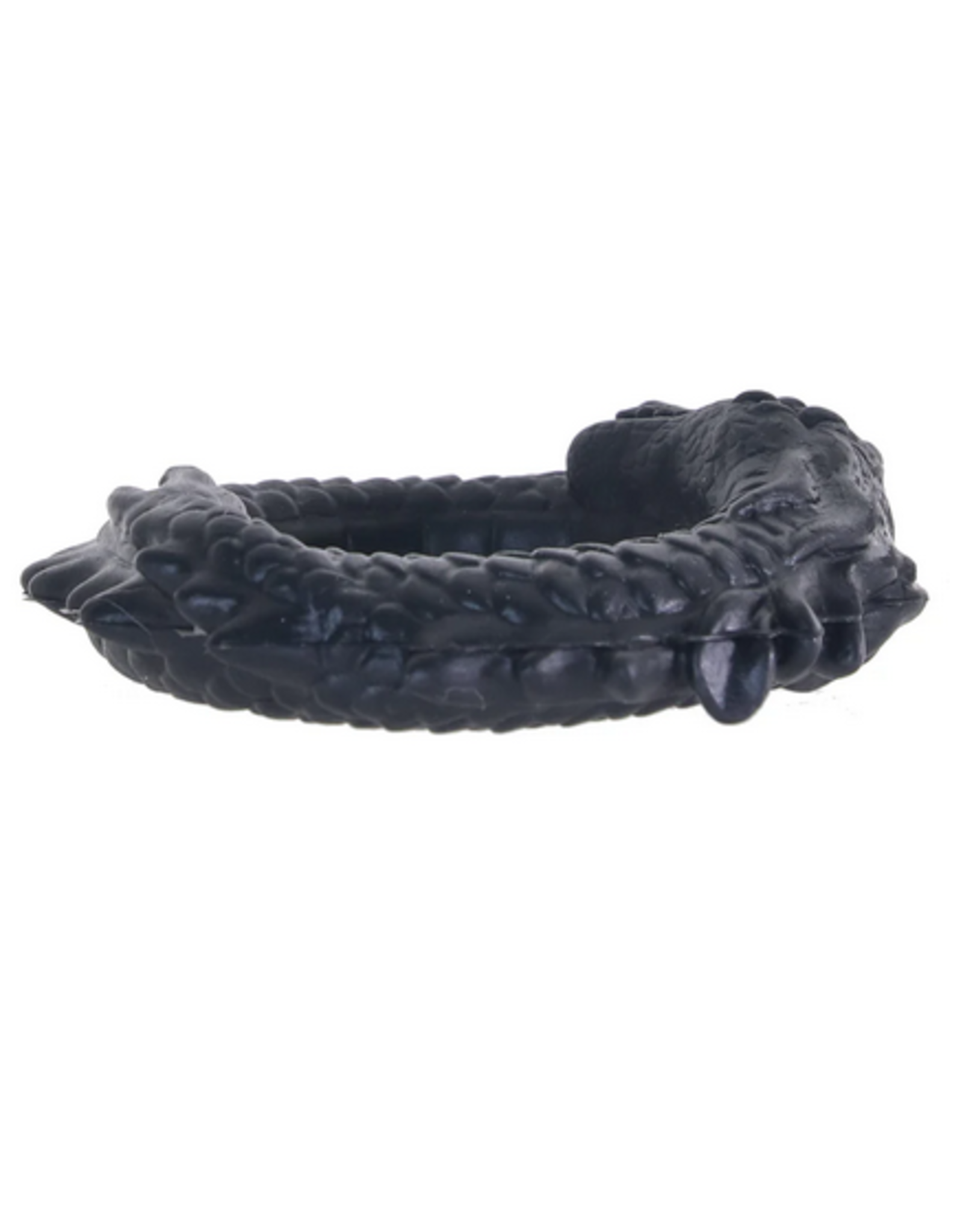 XR Brands Creature Cocks - Black Caiman - Silicone Cock Ring