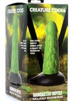 XR Brands Creature Cocks - Radioactive Reptile Silicone Dildo