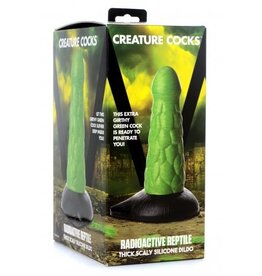 XR Brands Creature Cocks - Radioactive Reptile Silicone Dildo