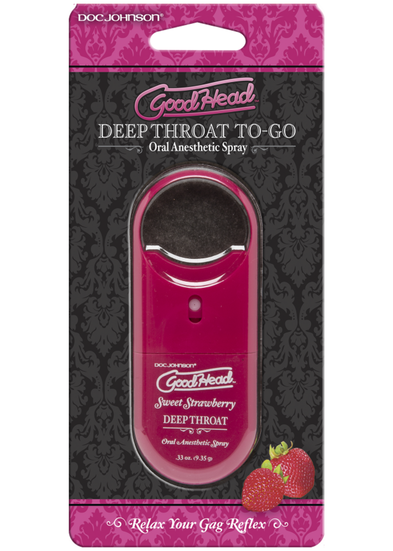GoodHead Deep Throat To-Go (Strawberry)