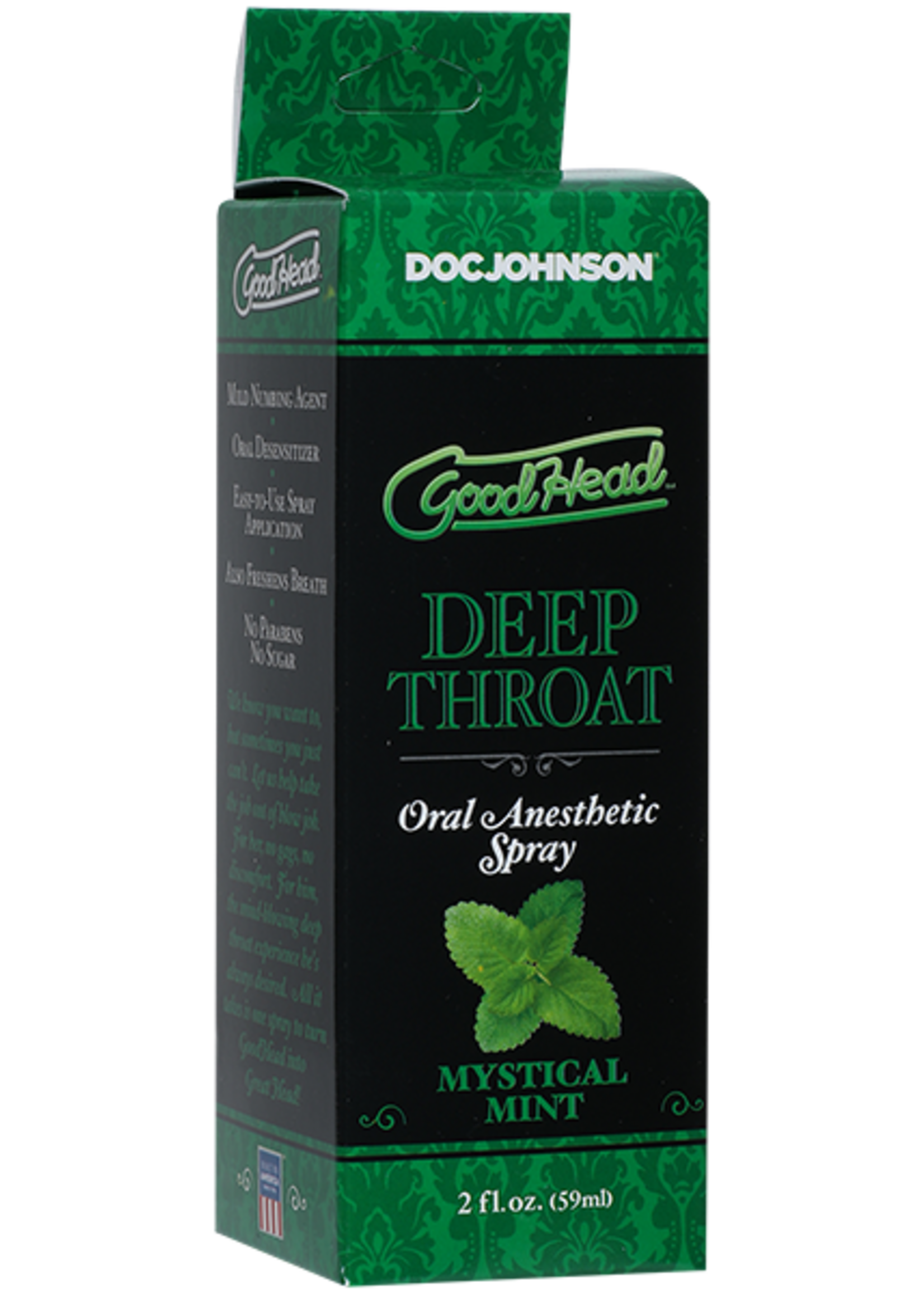 GoodHead - Deep Throat Spray - Mint - 2 oz