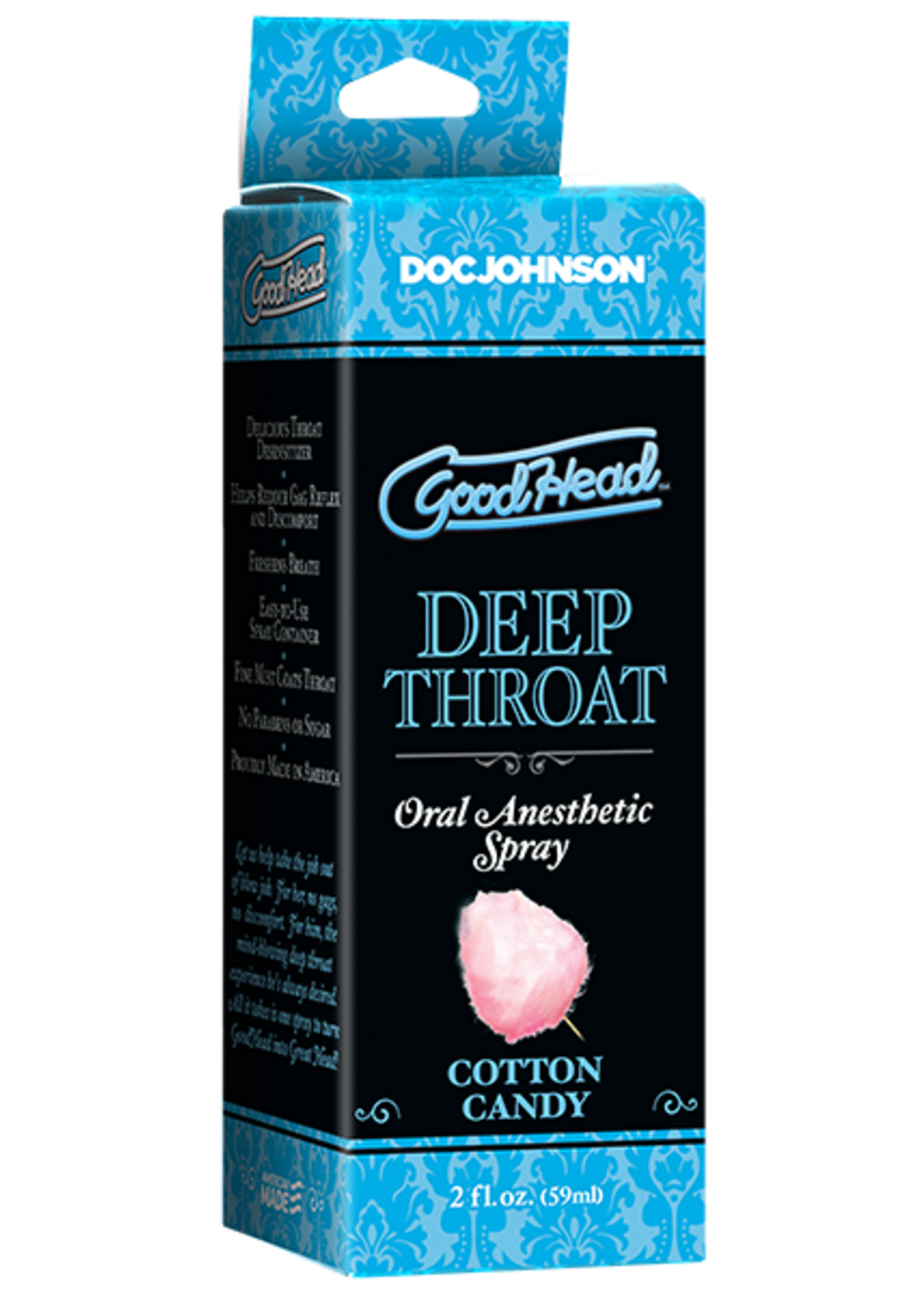 GoodHead - Deep Throat Spray - Cotton Candy - 2oz