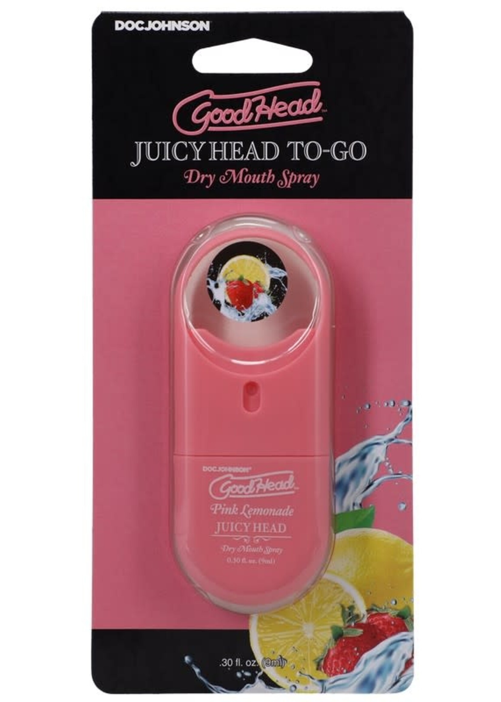 Doc Johnson GoodHead Juicy Head To-Go - Pink Lemonade