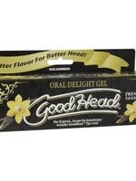 Doc Johnson GoodHead Oral Delight Gel - French Vanilla - 4 oz