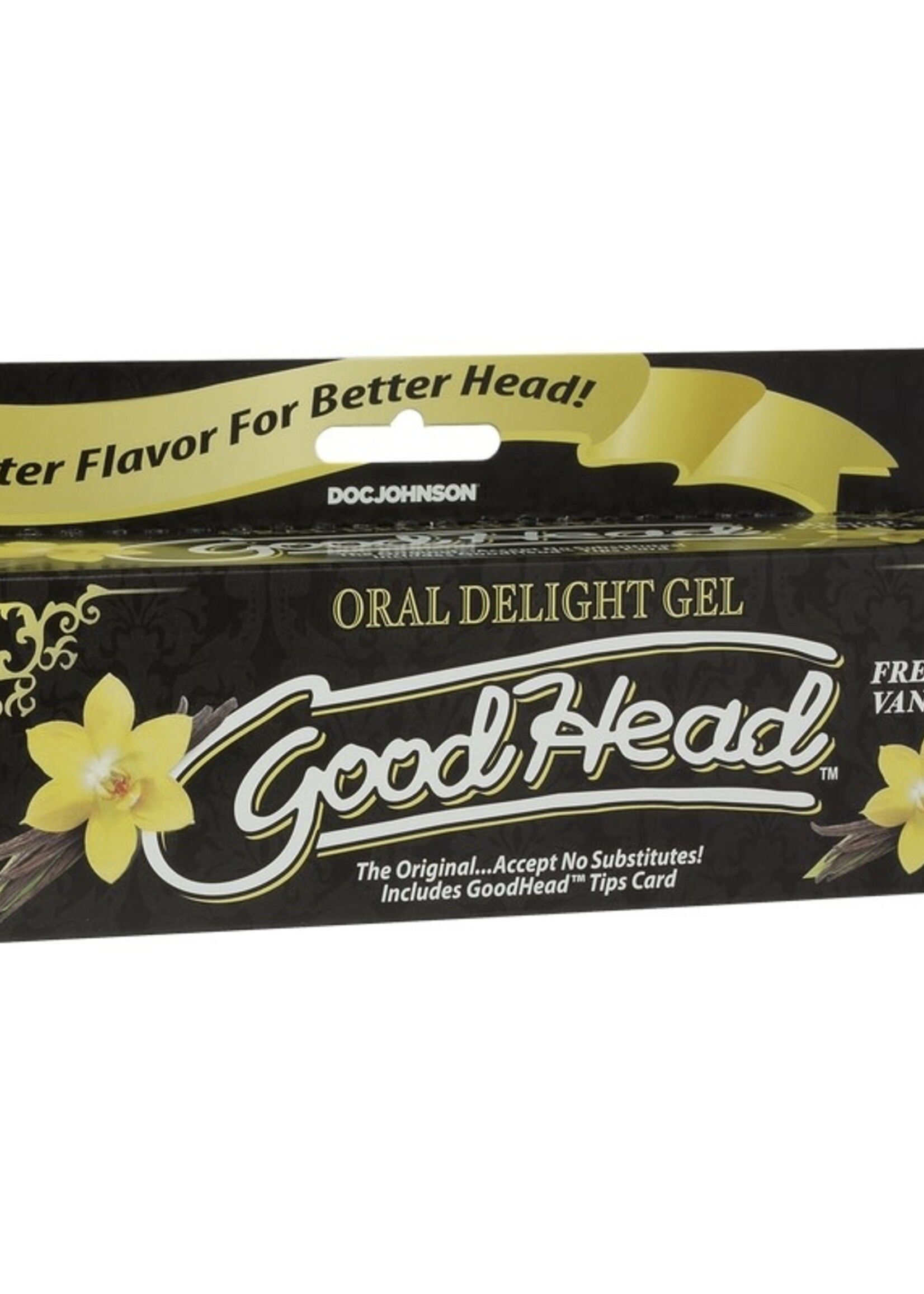 Doc Johnson GoodHead Oral Delight Gel - French Vanilla - 4 oz