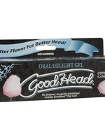 Doc Johnson GoodHead Oral Delight Gel - Cotton Candy - 4 oz