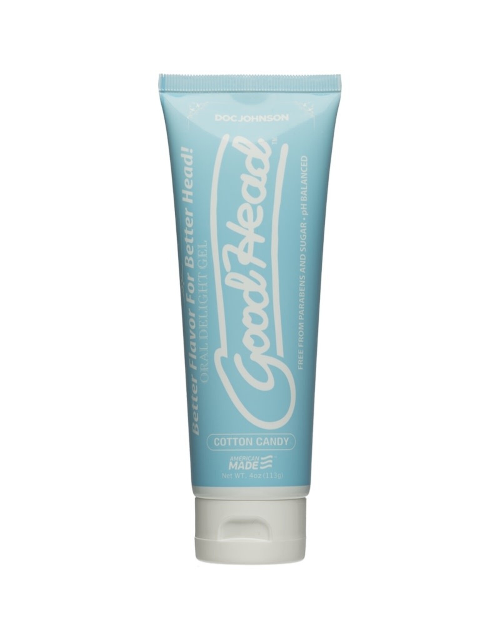 Doc Johnson GoodHead Oral Delight Gel - Cotton Candy - 4 oz