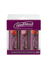 Doc Johnson Warming Head Oral Delight Gel - 3pk