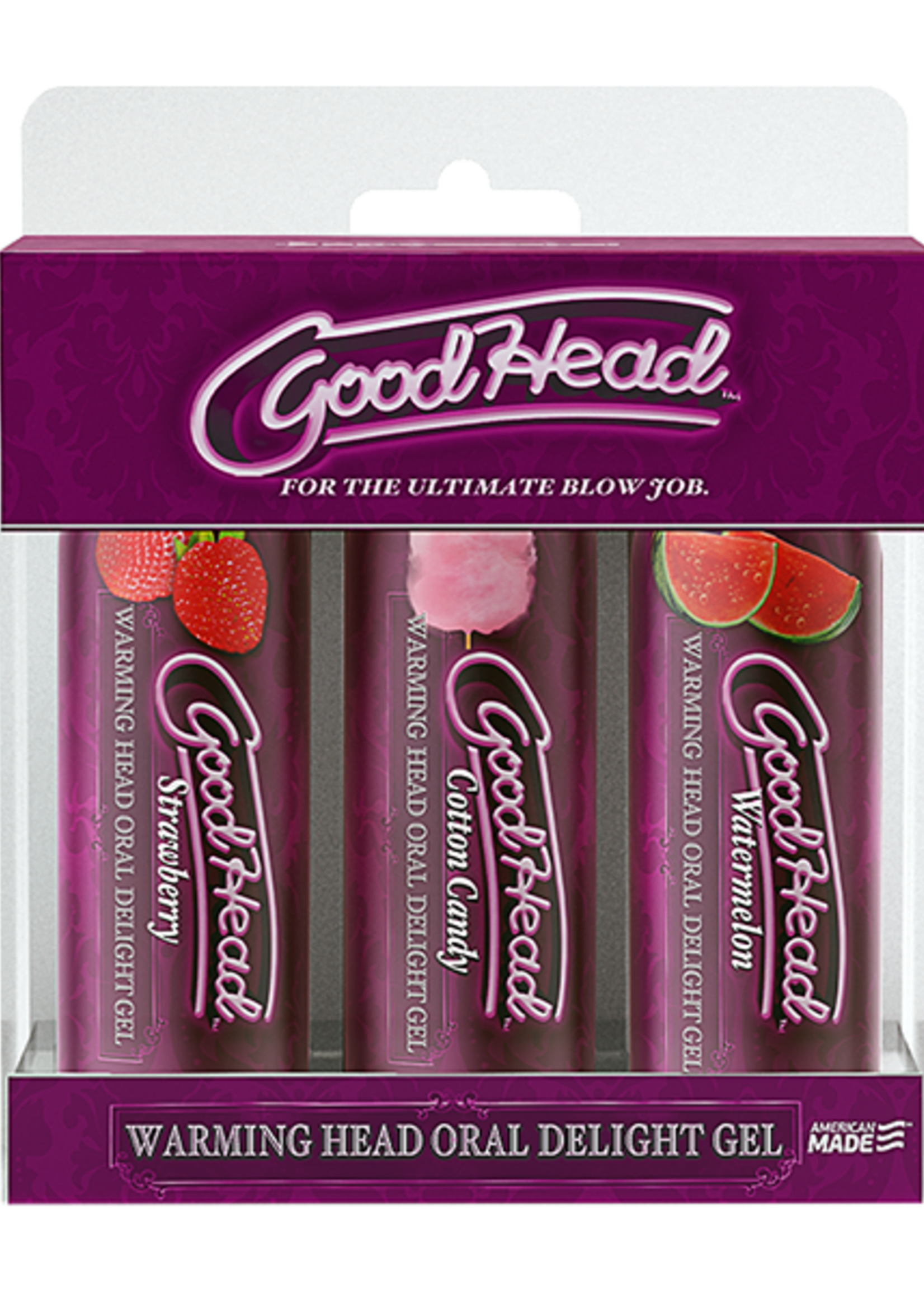 Doc Johnson Warming Head Oral Delight Gel - 3pk