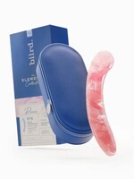 Biird Biird - The Pixii- Petite Curved Dildo - Rose Quartz Crystal