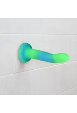 Rave By Addiction - 8" Glow in the Dark Dildo - Blue/Green