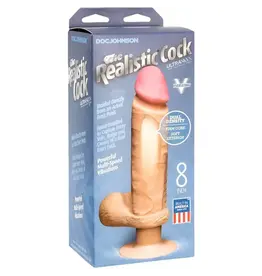 Doc Johnson The Realistic Cock - 8" - Beige