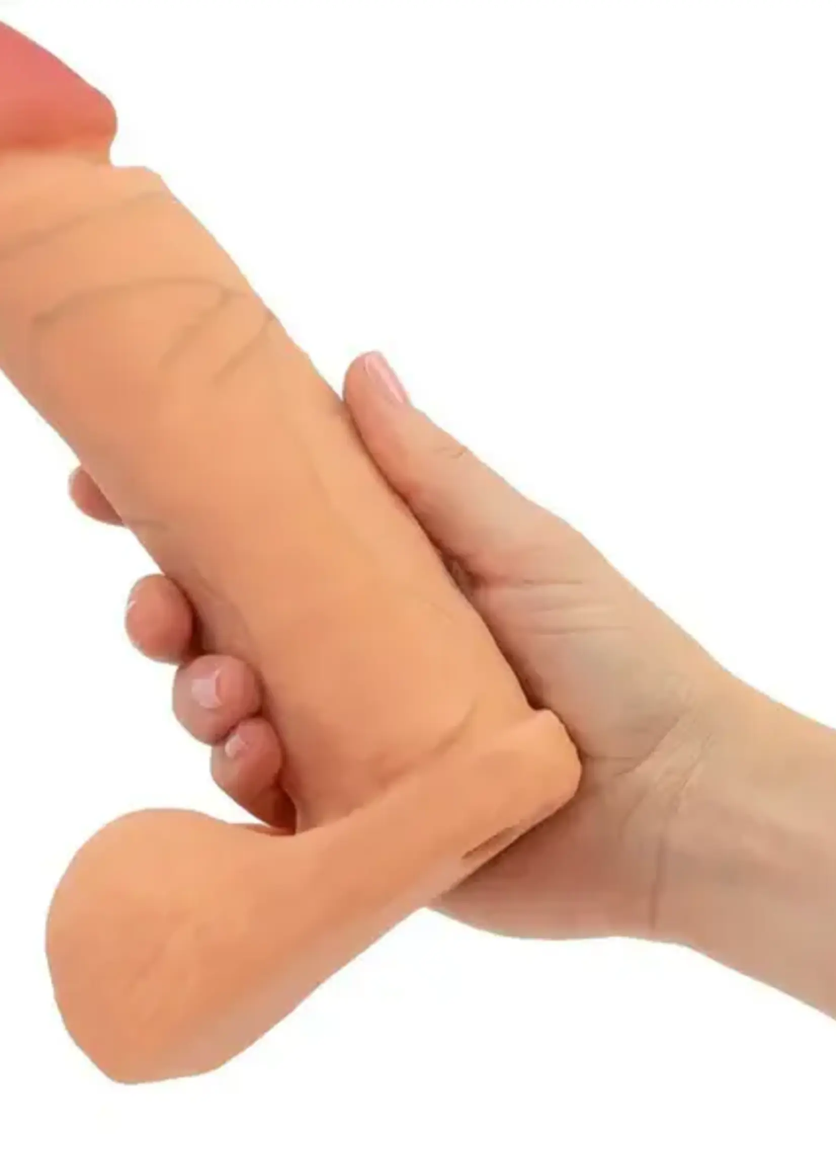 Doc Johnson The Realistic Cock - 8" - Beige