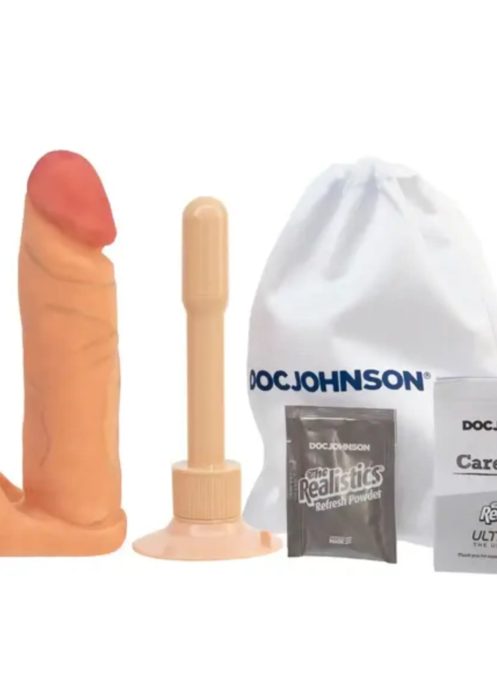 Doc Johnson The Realistic Cock - 8" - Beige