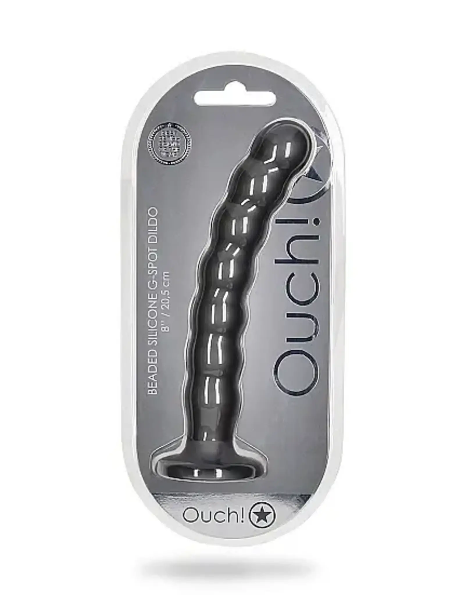 Ouch! Beaded Silicone G-Spot Dildo