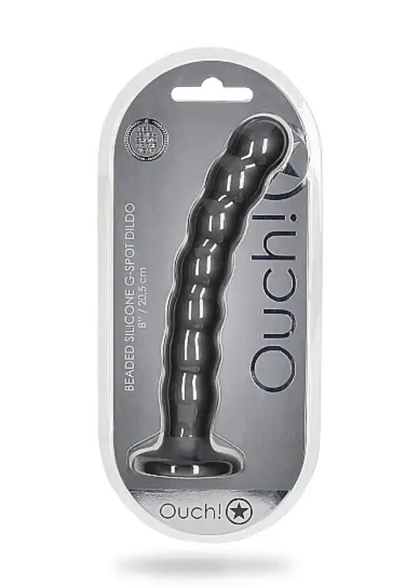 Ouch! Beaded Silicone G-Spot Dildo