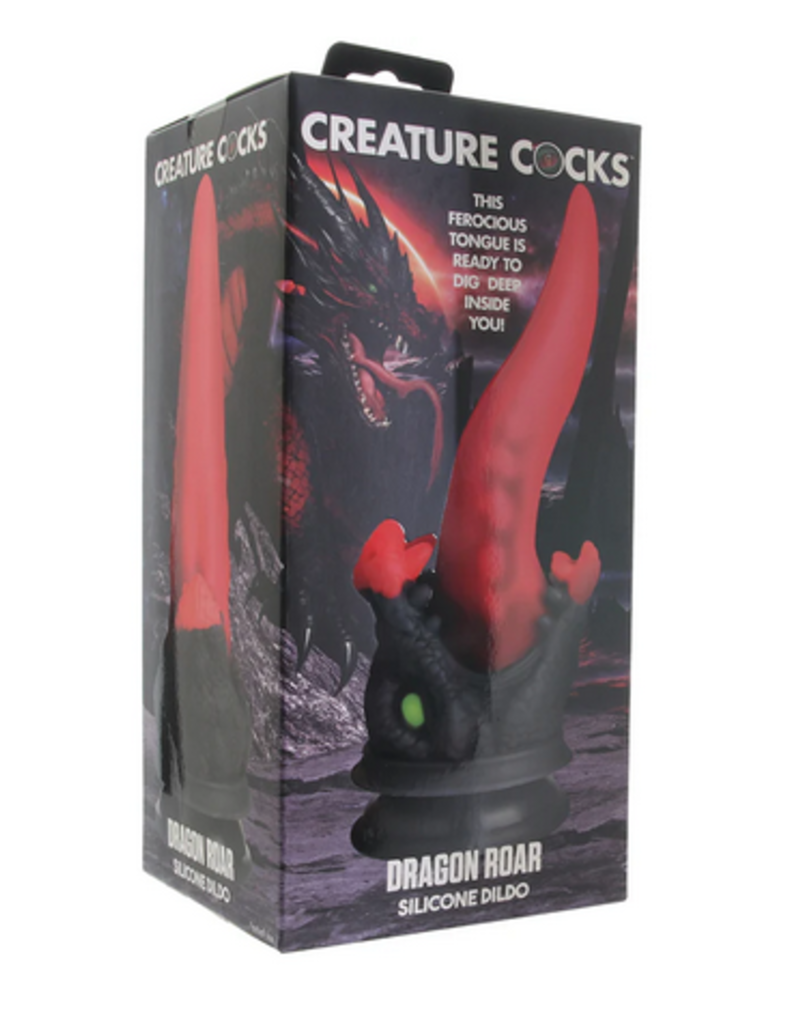 XR Brands Creature Cocks - Dragon Roar Silicone Dildo