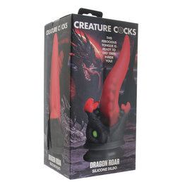 XR Brands Creature Cocks - Dragon Roar Silicone Dildo