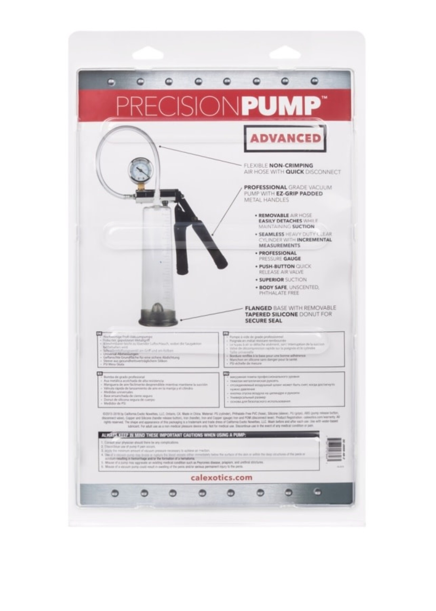 Calexotics Precision Pump Advanced 2.5"/6.25cm