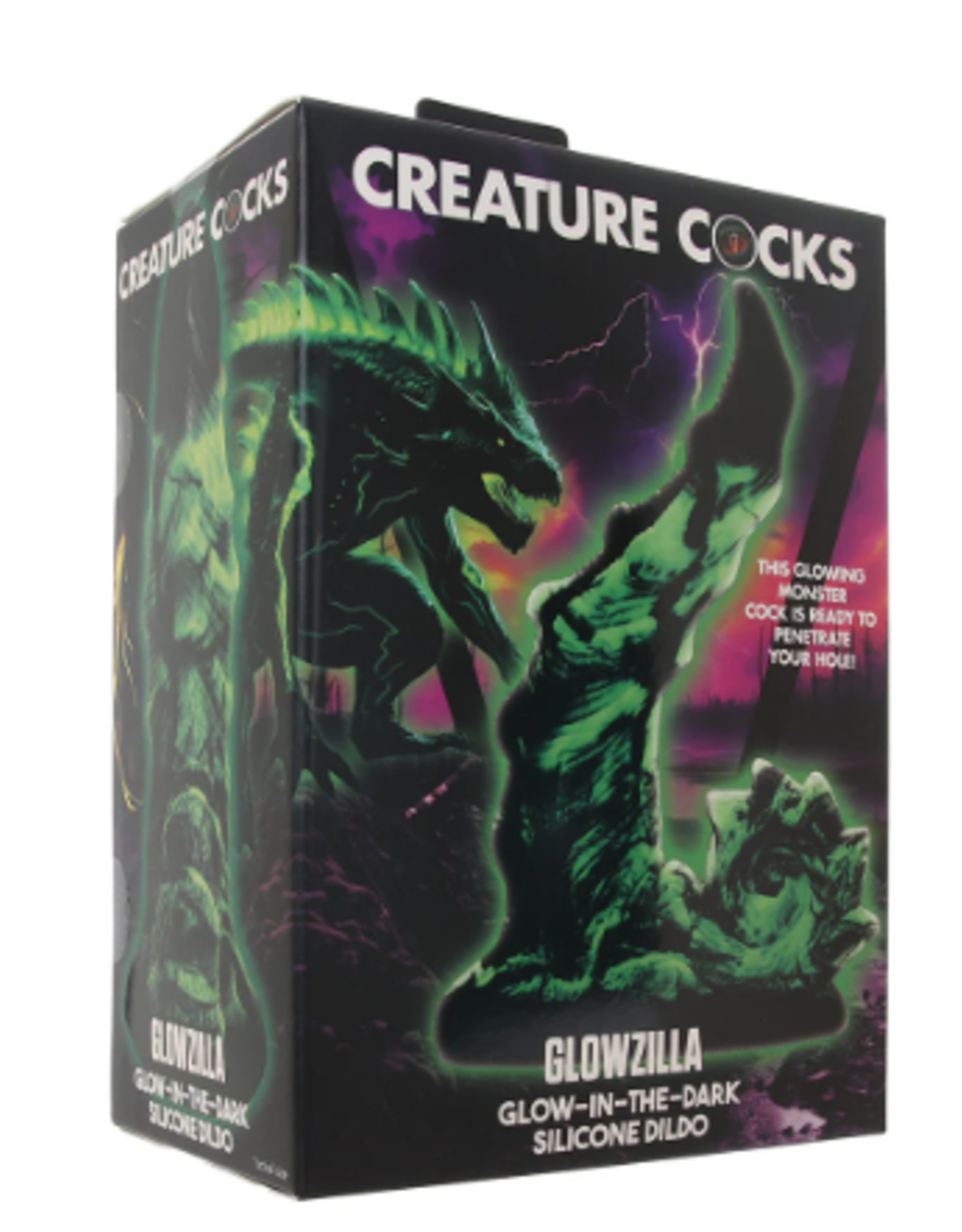 XR Brands Creature Cocks - Glowzilla Silicone Dildo