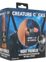XR Brands Creature Cocks - Night Prowler Girth Enhancer - Medium