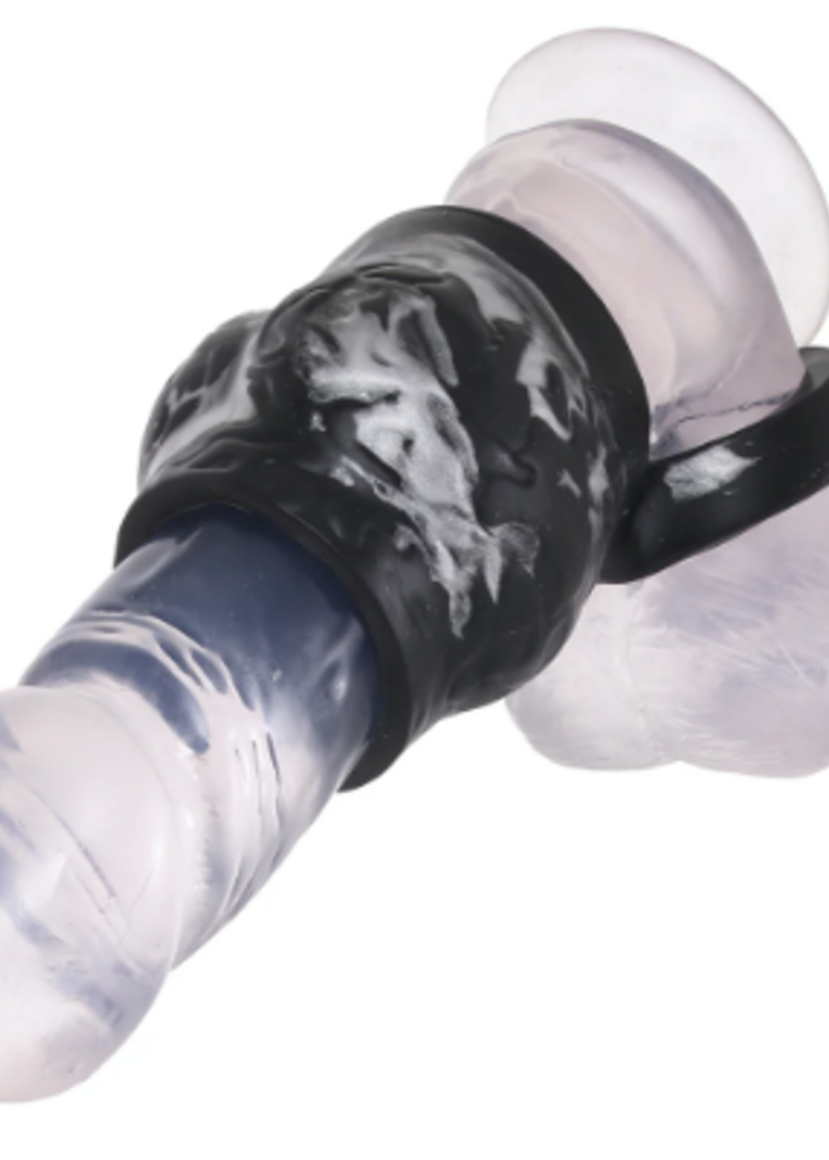 XR Brands Creature Cocks - Night Prowler Girth Enhancer - Medium
