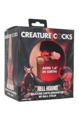 XR Brands Creature Cocks - Hell Hound Girth Enhance - Lg