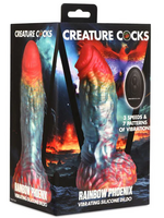 XR Brands Creature Cocks - Rainbow Phoenix Vibe