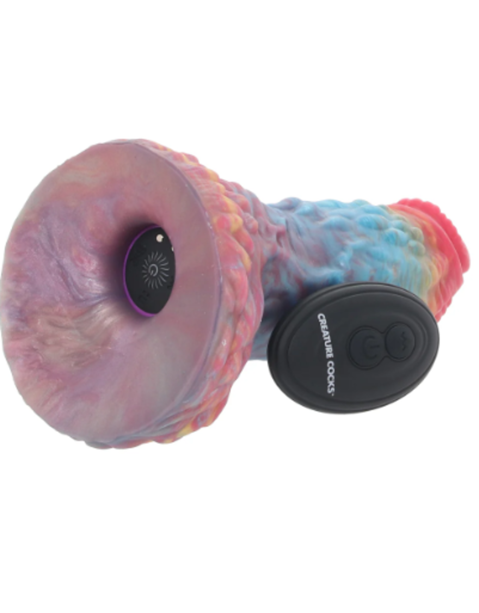 XR Brands Creature Cocks - Rainbow Phoenix Vibe