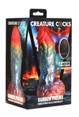 XR Brands Creature Cocks - Rainbow Phoenix Vibe